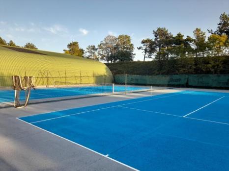 Court tennis exterieur renove octobre 2023