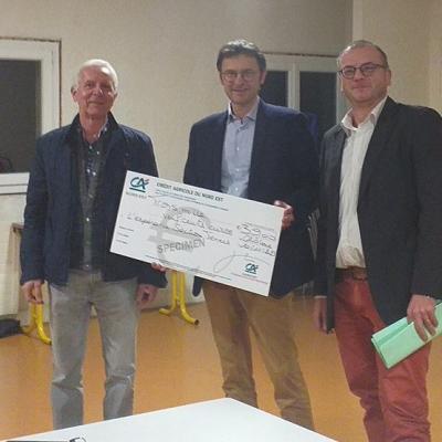 Remise cheque fondation cane