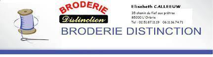 Logo broderie distinction